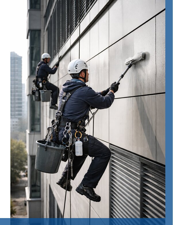 Мойка вентилируемого фасада в Коркине от 260 р. | ВЫСОТНИК-Крк