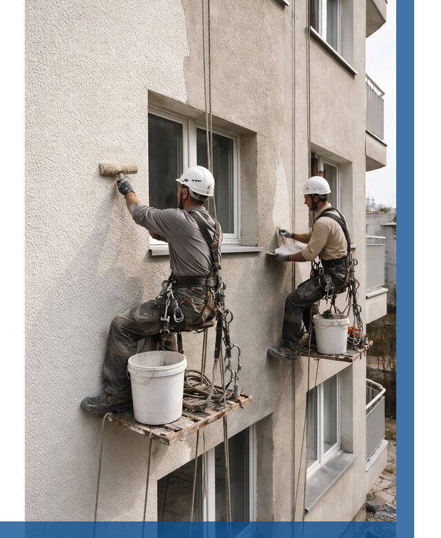 Нанесение короеда на фасад в Коркине от 467 р. | ВЫСОТНИК-Крк