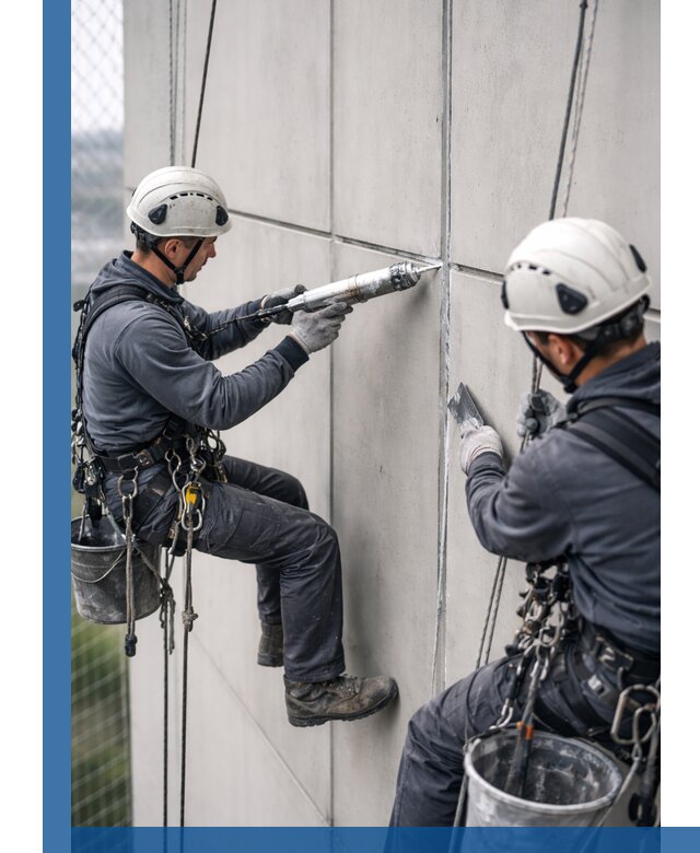 Первичная герметизация швов фасадов и кровель в Коркине