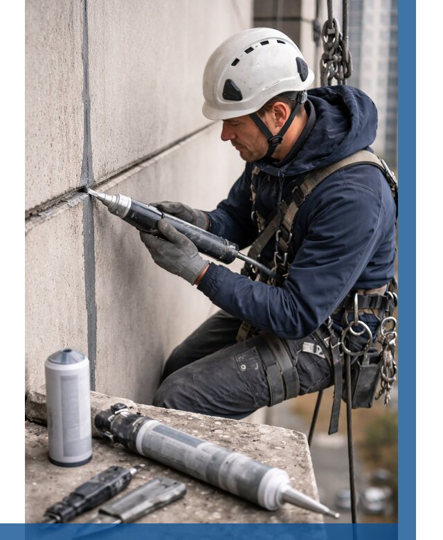 Вторичная герметизация швов в Коркине от 467 р. | ВЫСОТНИК-Крк