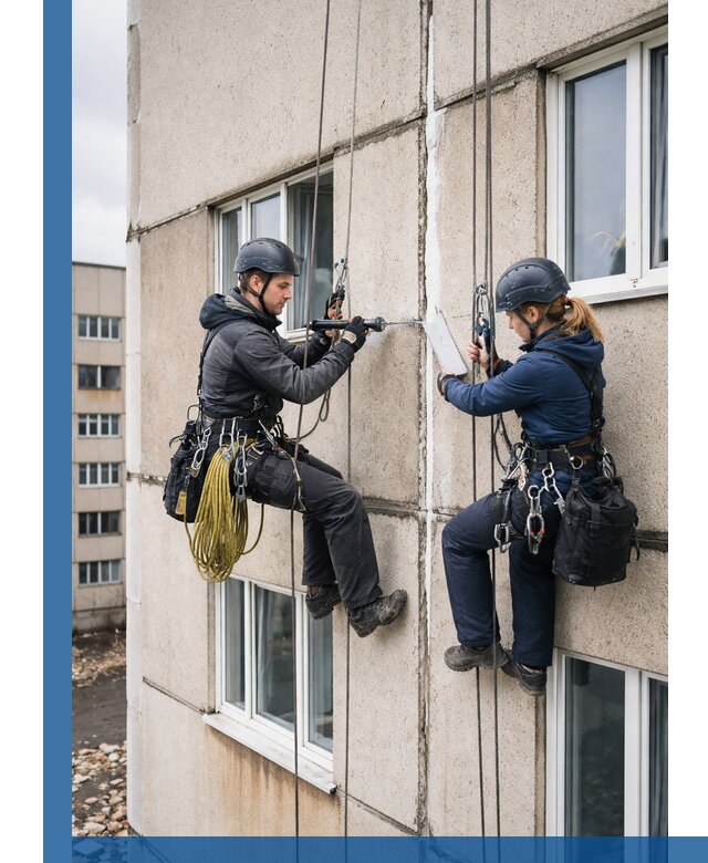 Герметизация межпанельных швов тёплым швом в Коркине