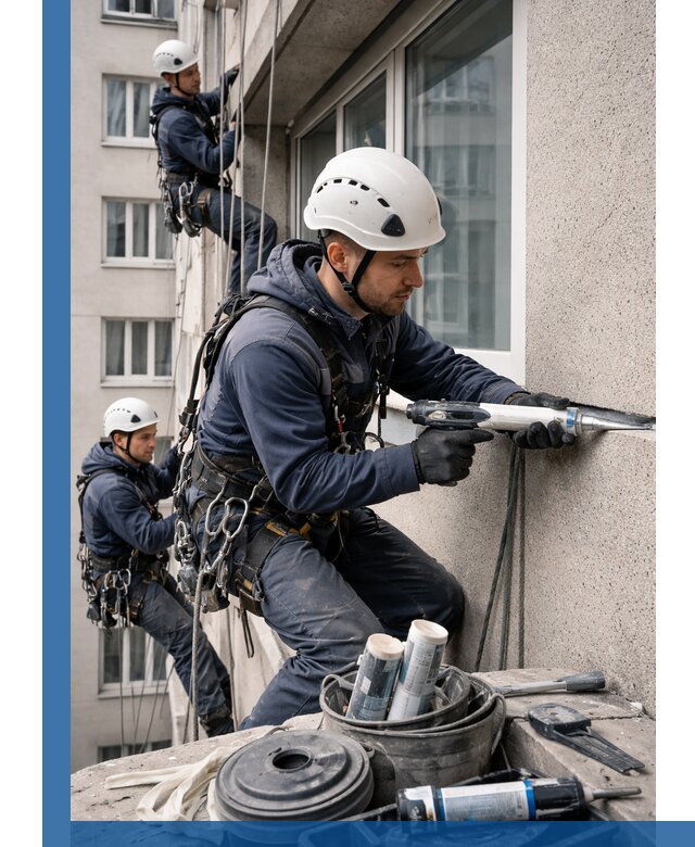 Герметизация швов лоджии в Коркине профессионально и надежно