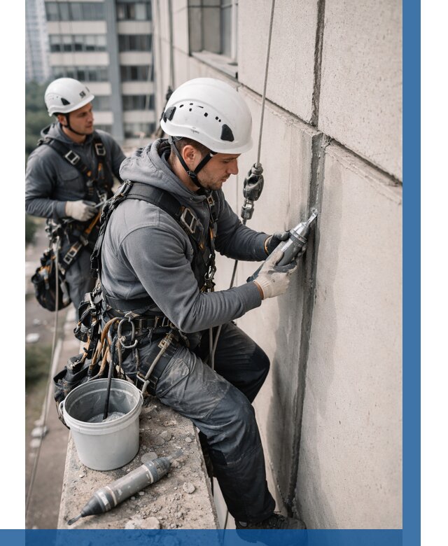 Ремонт деформационных швов здания в Коркине от 1038 р. | ВЫСОТНИК-Крк