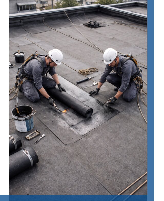 Ремонт мягкой кровли под ключ в Коркине от 727 р. | ВЫСОТНИК-Крк