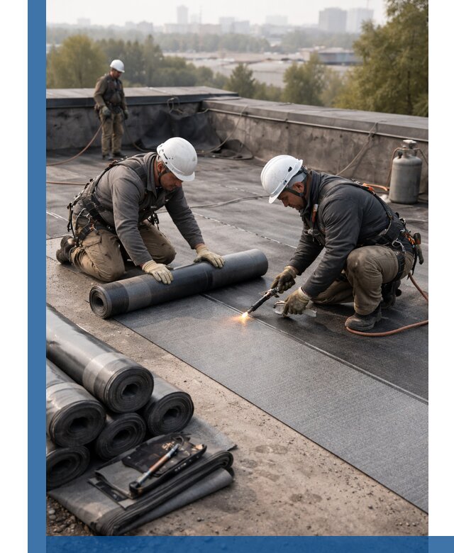 Монтаж мягкой кровли в Коркине профессионально и надежно