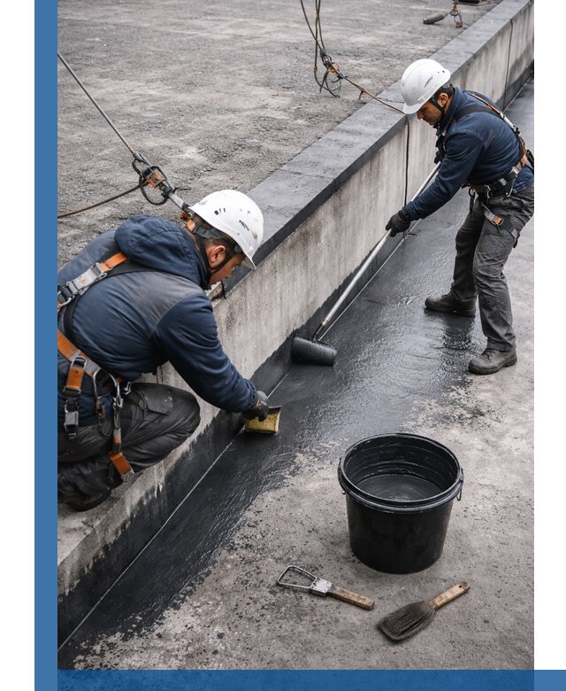 Гидроизоляция кровли жидкой резиной профессионально в Коркине