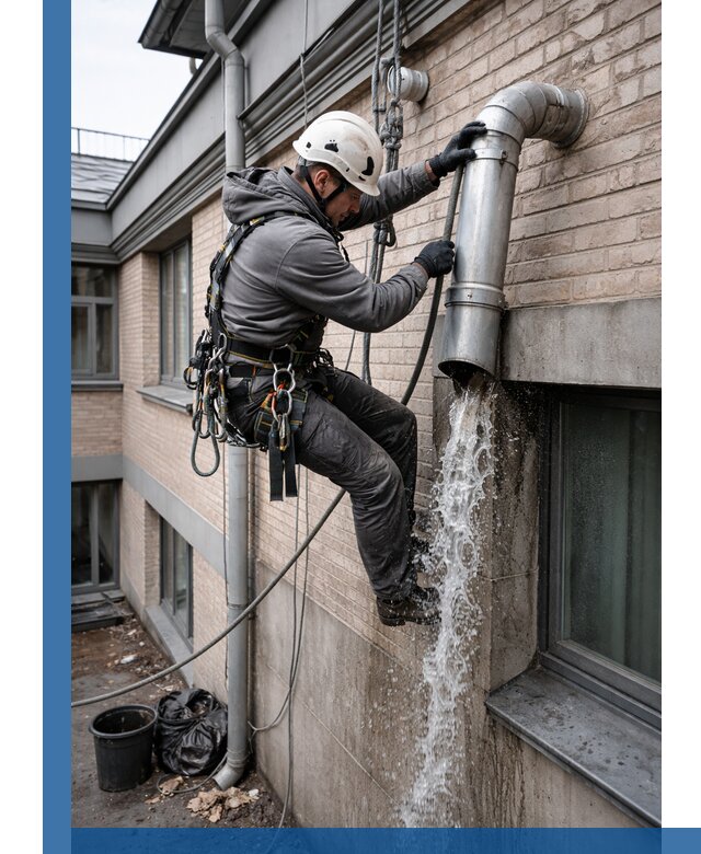 Профессиональная прочистка водосточных труб в Коркине с гарантией