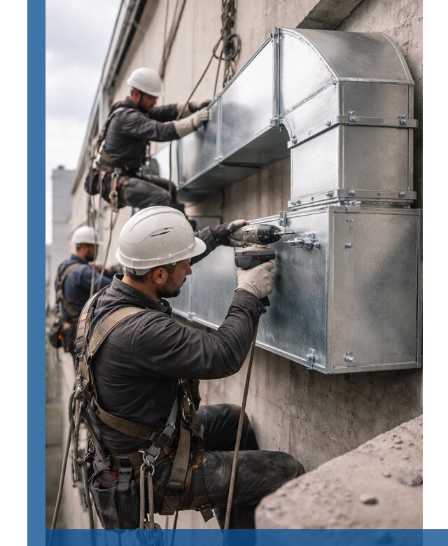 Профессиональный монтаж вентиляционных коробов в Коркине под ключ