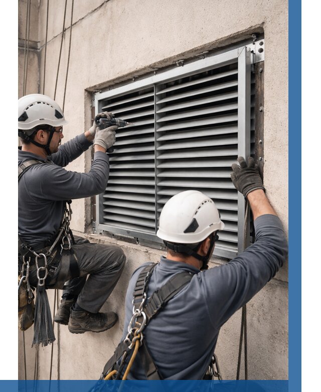 Монтаж вентиляционных решеток в Коркине от 4671 р. | ВЫСОТНИК-Крк