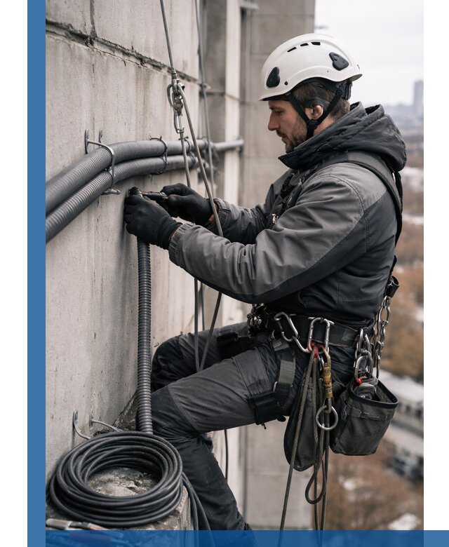 Профессиональный монтаж гофры для кабеля в Коркине с гарантией