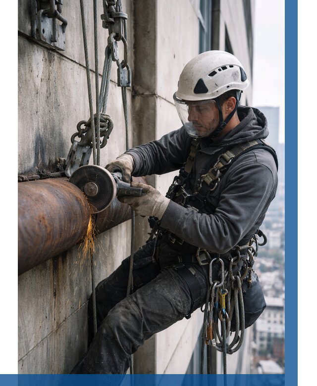 Резка металла на высоте в Коркине по цене от 4671 р. | ВЫСОТНИК-Крк