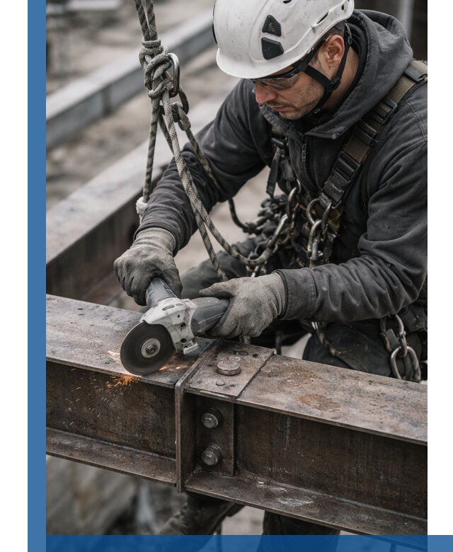 Резка металла на высоте в Коркине для зданий и конструкций