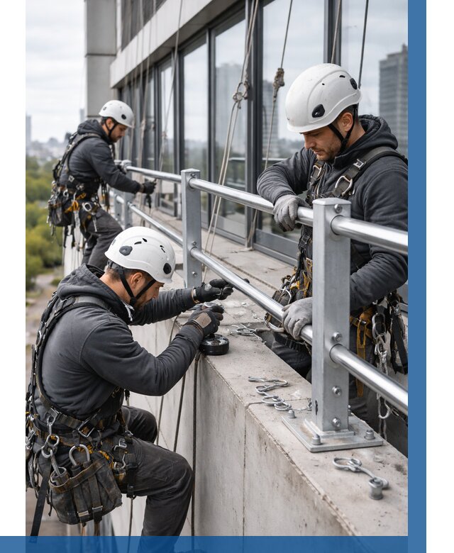 Монтаж ограждений на высоте в Коркине, от 1246 р. | ВЫСОТНИК-Крк