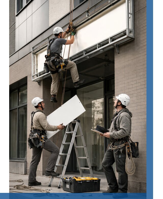 Монтаж светового короба в Коркине от 6748 р. | ВЫСОТНИК-Крк