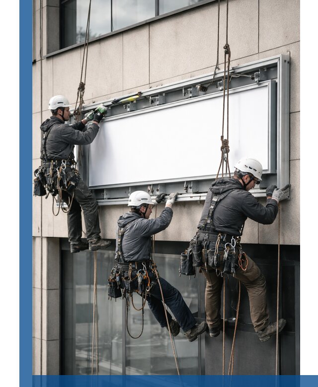 Профессиональный монтаж светового короба под ключ в Коркине