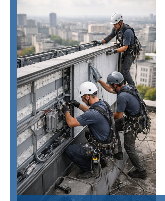 Профессиональное обслуживание крышной рекламы в Коркине под ключ