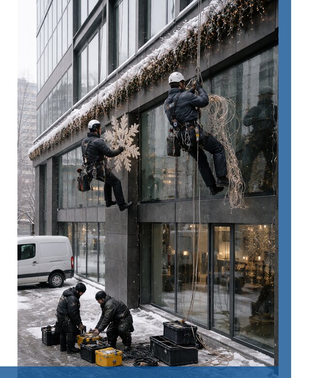 Демонтаж новогоднего оформления в Коркине от 5710 р. | ВЫСОТНИК-Крк