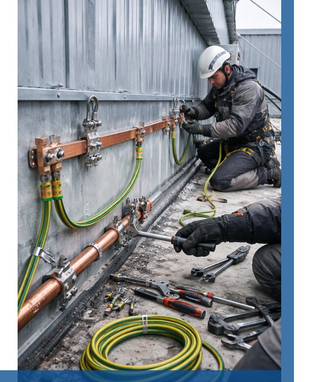 Монтаж заземления здания в Коркине от 25953 р. | ВЫСОТНИК-Крк