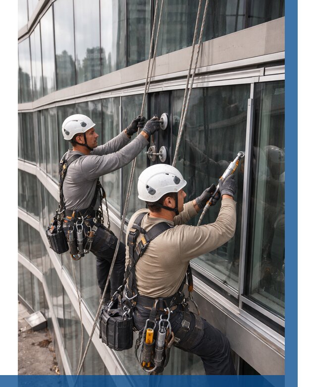 Радиусное остекление фасада в Коркине от 12457 р. | ВЫСОТНИК-Крк