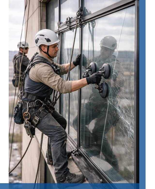 Замена стекла в витраже в Коркине под ключ от 8824 р. | ВЫСОТНИК-Крк