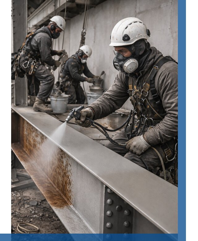 Антикоррозионная покраска металла в Коркине от 727 р. | ВЫСОТНИК-Крк