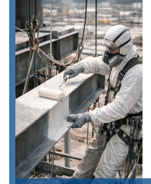 Профессиональная огнезащитная обработка металлоконструкций в Коркине