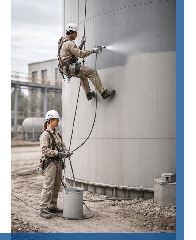 Покраска резервуаров в Коркине от 1246 р. | ВЫСОТНИК-Крк — заказать