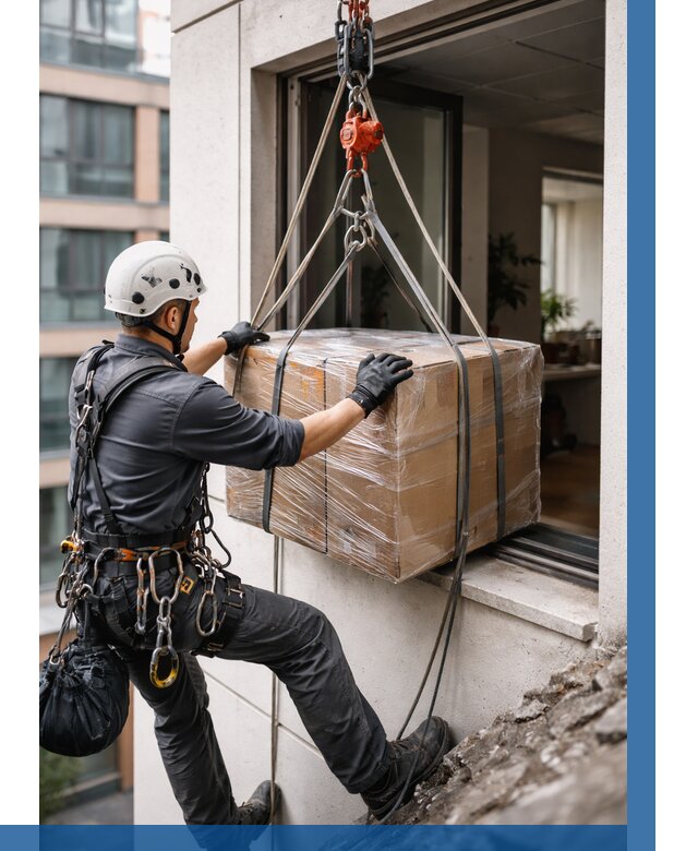 Подъем груза через окно в Коркине от 4671 р. | ВЫСОТНИК-Крк