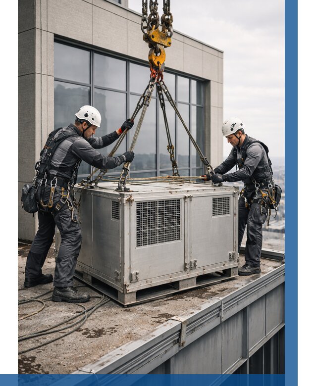 Такелажные работы на высоте в Коркине от 8305 р. | ВЫСОТНИК-Крк