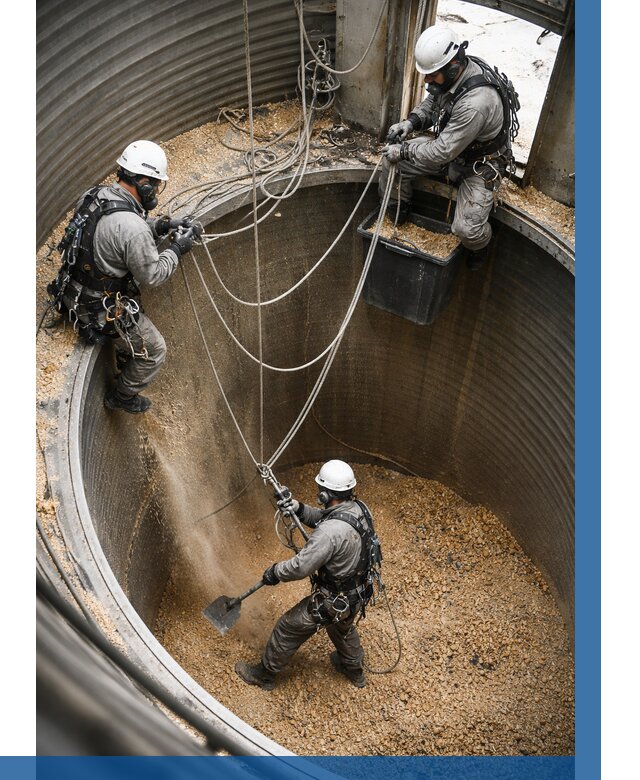 Чистка зерновых бункеров в Коркине от 12457 р. | ВЫСОТНИК-Крк