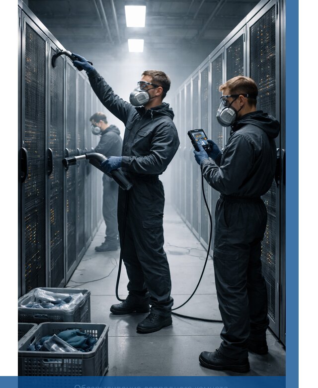 Обеспыливание серверной комнаты в Коркине от 4671 р. | ВЫСОТНИК-Крк