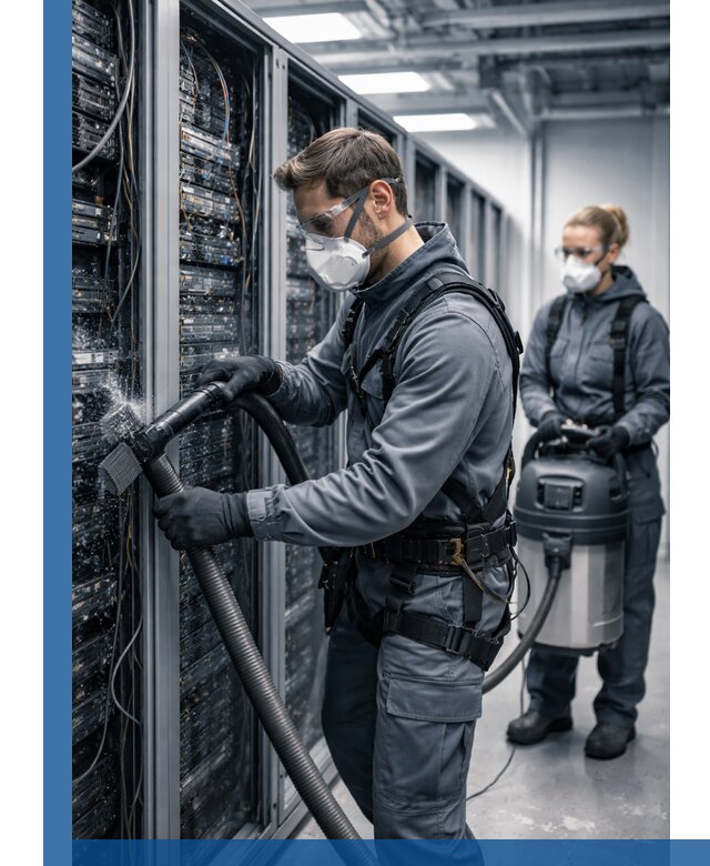 Обеспыливание серверной комнаты в Коркине, профессиональная очистка