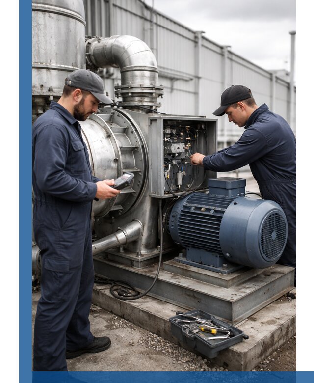 Техническое обслуживание промышленного оборудования в Коркине
