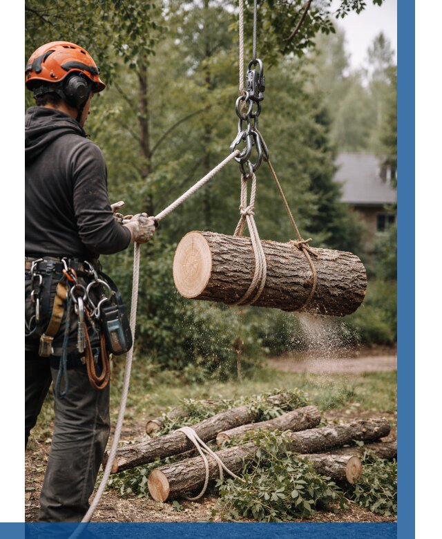 Валка деревьев частями в Коркине от 7786 р. | ВЫСОТНИК-Крк