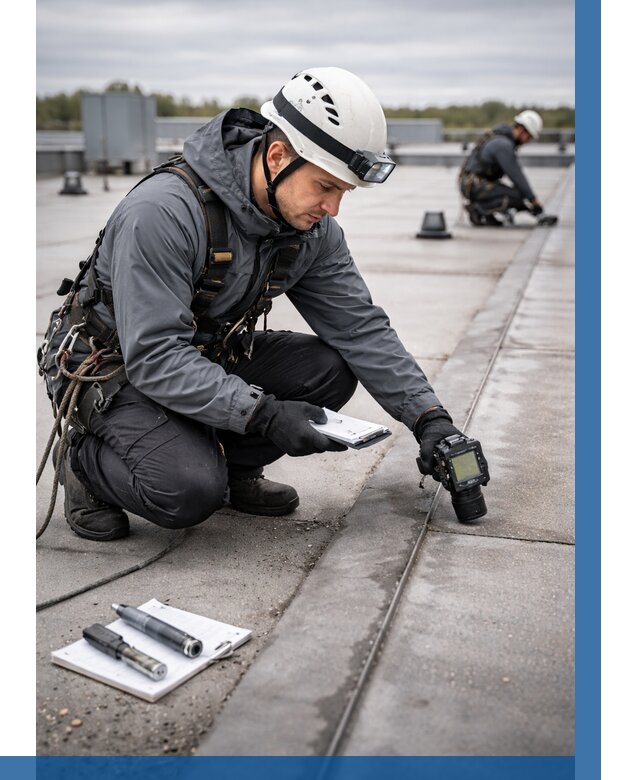 Обследование кровли на протечки в Коркине от 4671 р. | ВЫСОТНИК-Крк