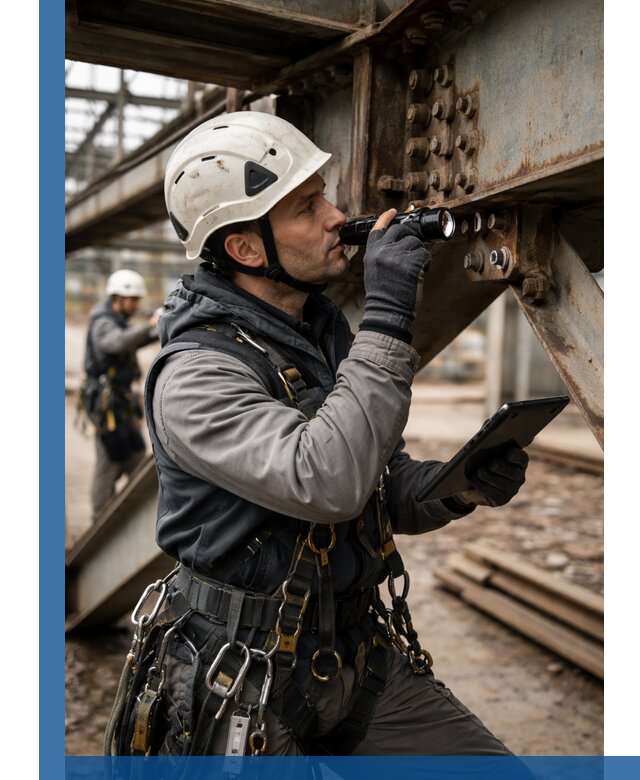 Обследование металлоконструкций и диагностика прочности в Коркине